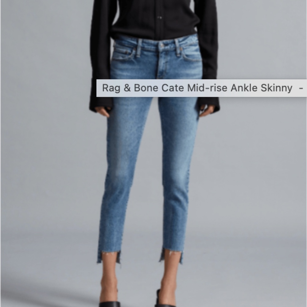 size 23 Rag & Bone Women's Cate Mid-rise Ankle Skinny Jean